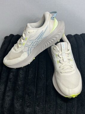 ASICS GEL-Excite Trail 2 Women’s 8.5 Birch Grey Blue Trail Running Shoes 1012B41